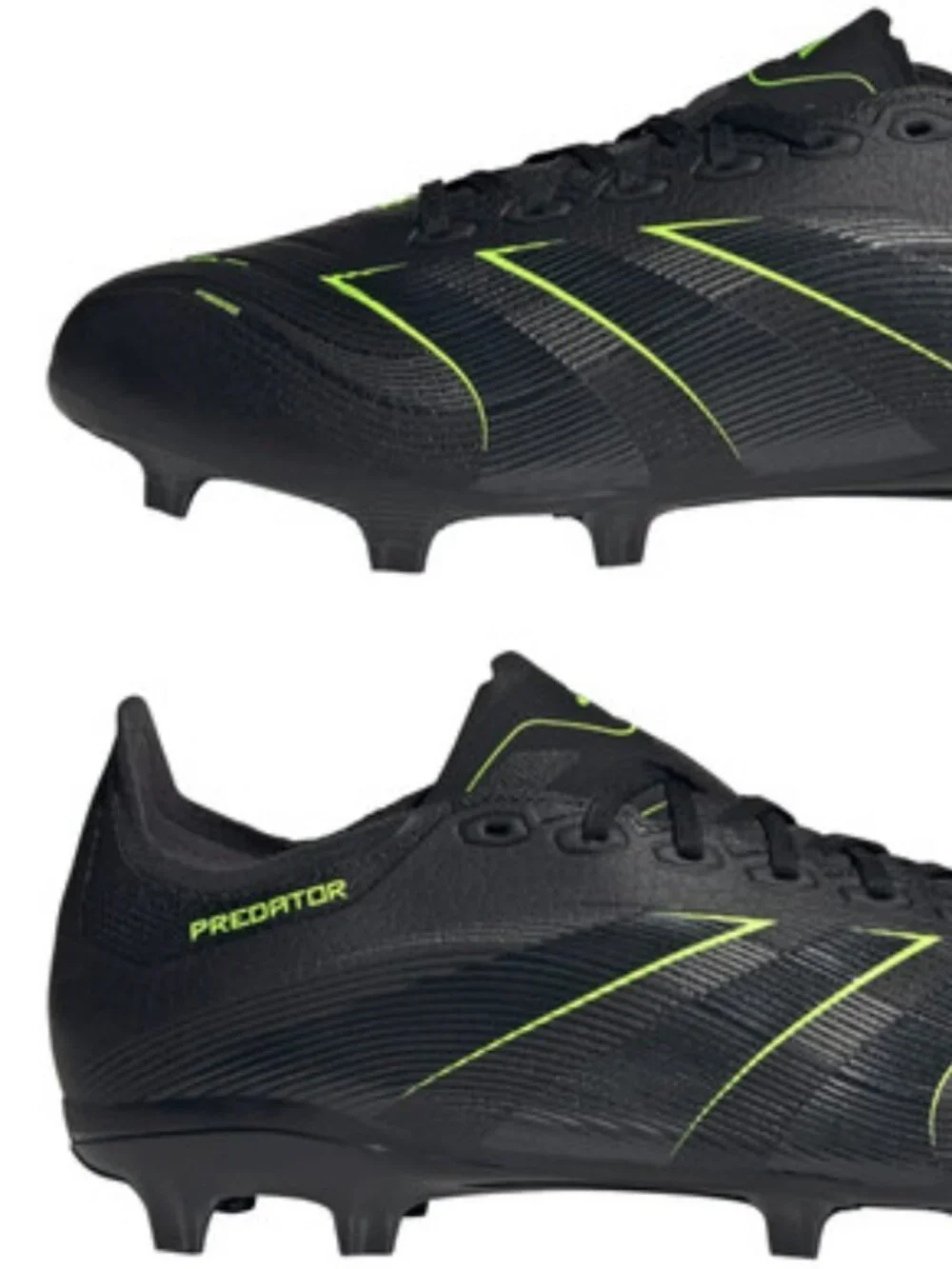 adidas Predator League FG/MG Unisex 9.5m/10.5w Soccer Cleats Black Lime JI1118